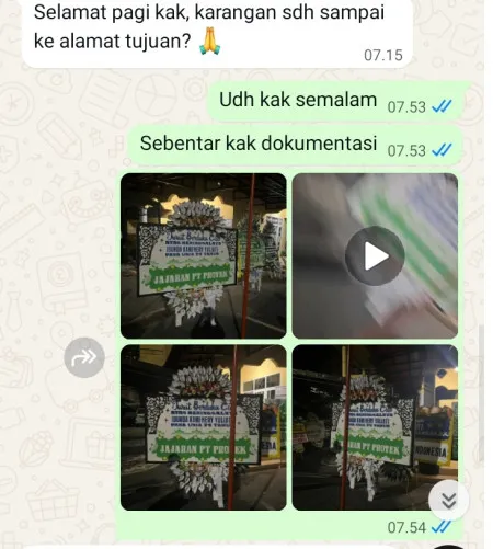 Pengiriman Papan Bunga Selamat Purbowono Kaligesing