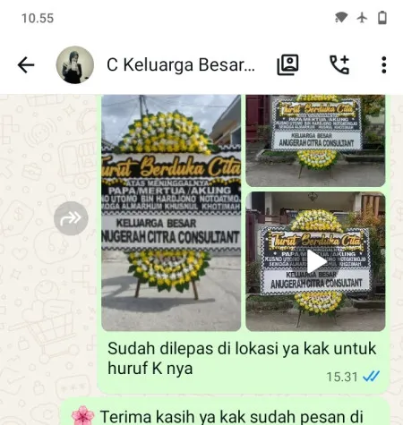 Pengiriman Papan Bunga Duka Purbowono Kaligesing