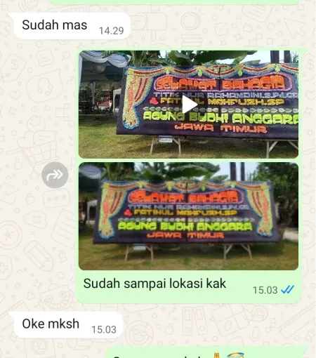 Pengiriman Papan Bunga Purbowono Kaligesing